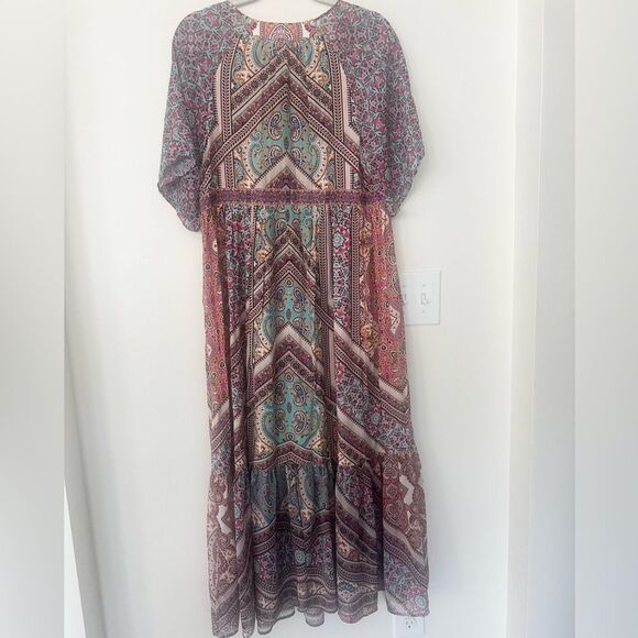 Anthropologie Kachel Travi Printed Maxi Dress S - Picture 5 of 7